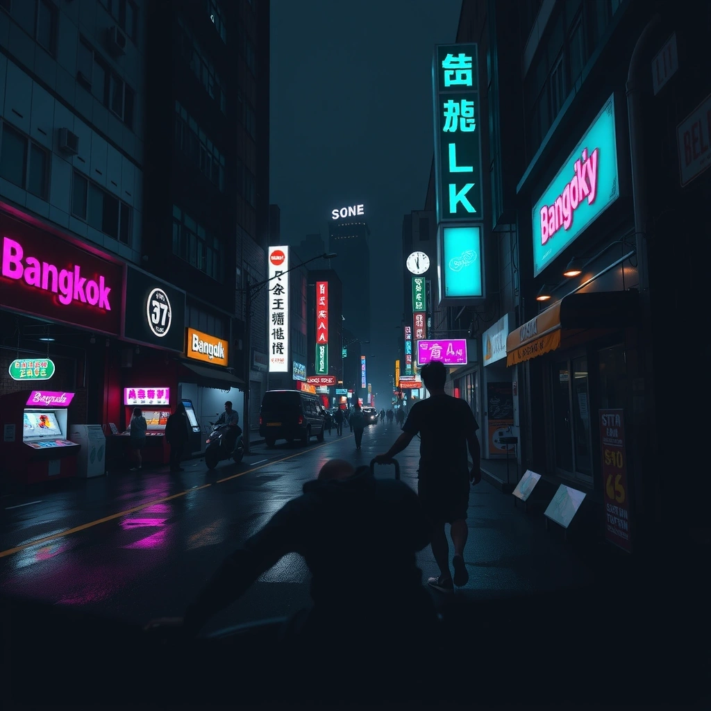 AMITRIEM Studio background with neon gaming elements